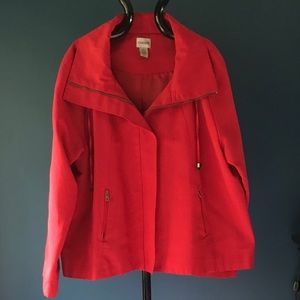 Chico’s Red Jacket/Blazer size 3